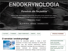 Tablet Screenshot of endokrynologia.net